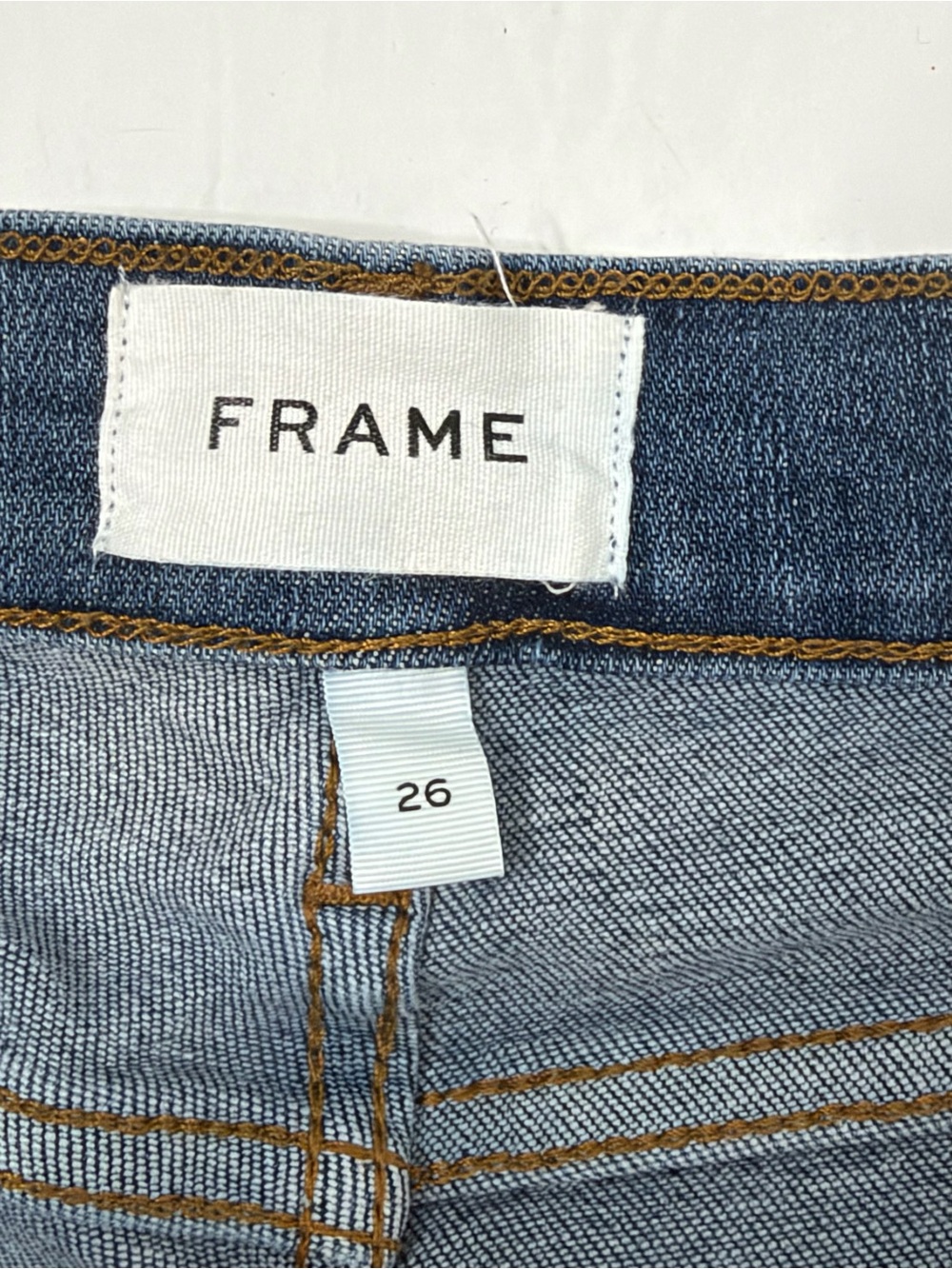 Frame Le High Ankle Straight Leg Jeans Strech Size 25 - Picture 6 of 15